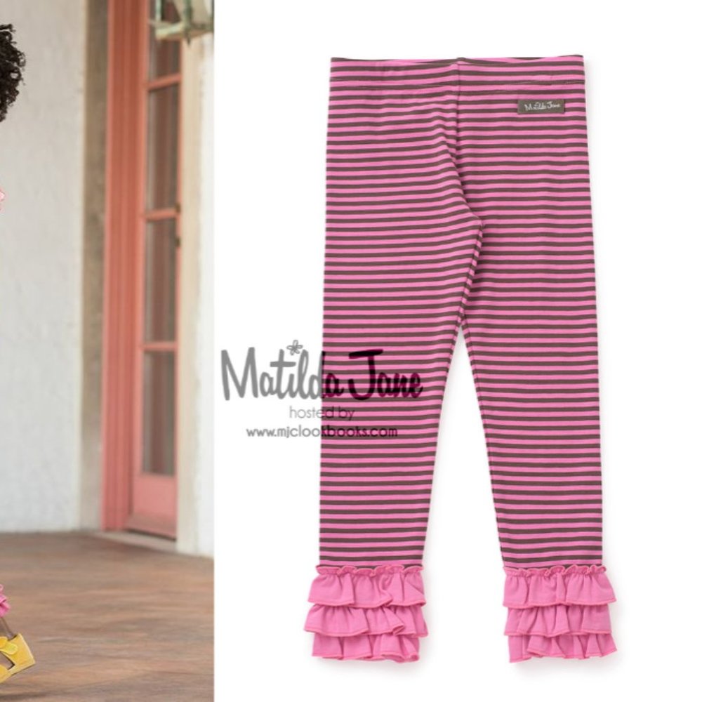 NEW Matilda Jane Friendly Mime Leggings size 4/6/10/12/14